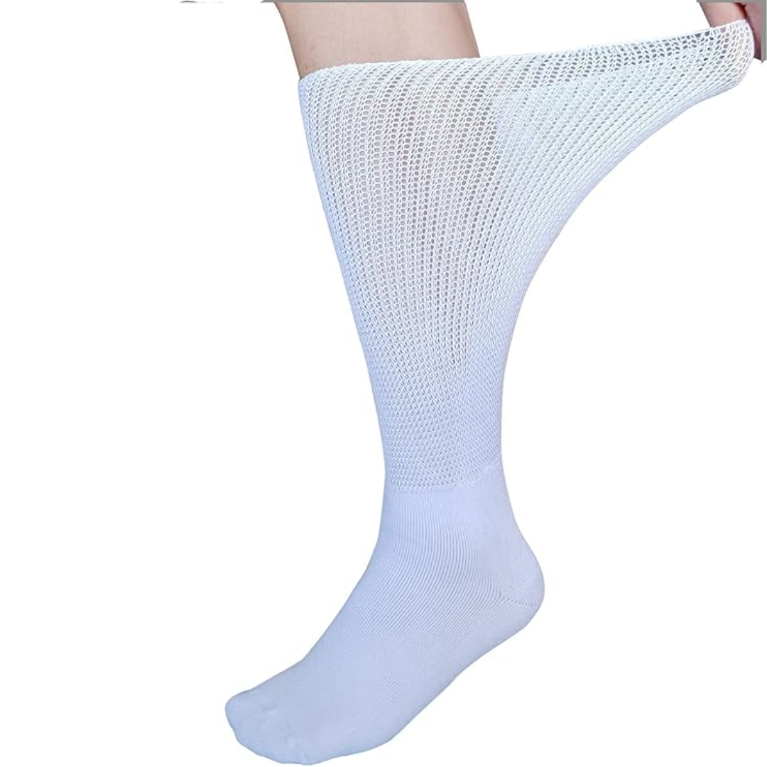 Støttesokker med ekstra bredde og elastisitet, designet for optimal komfort hele dagen. Unisex modell.