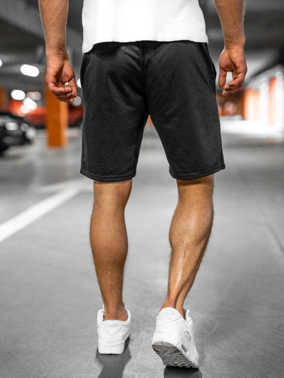 Komfortable herreshorts i blått med sidelommer og snøring. Perfekt for fritidsbruk og komfort.