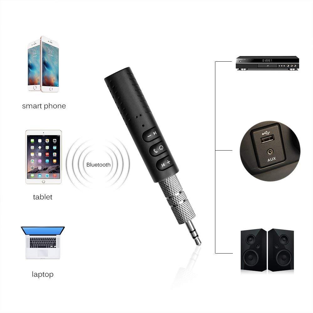 Portabel Bluetooth lydmottaker. Nyt din favorittmusikk trådløst i bilen eller hjemme.