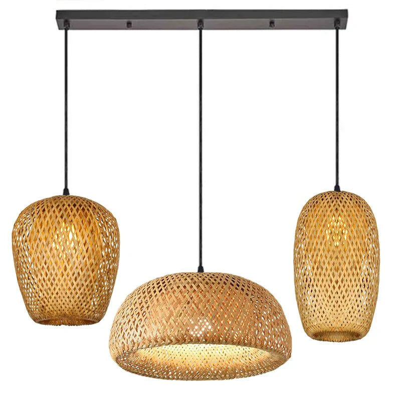 Moderne boho taklampe, kombinerer stil og funksjon, flott for alle rom i hjemmet.