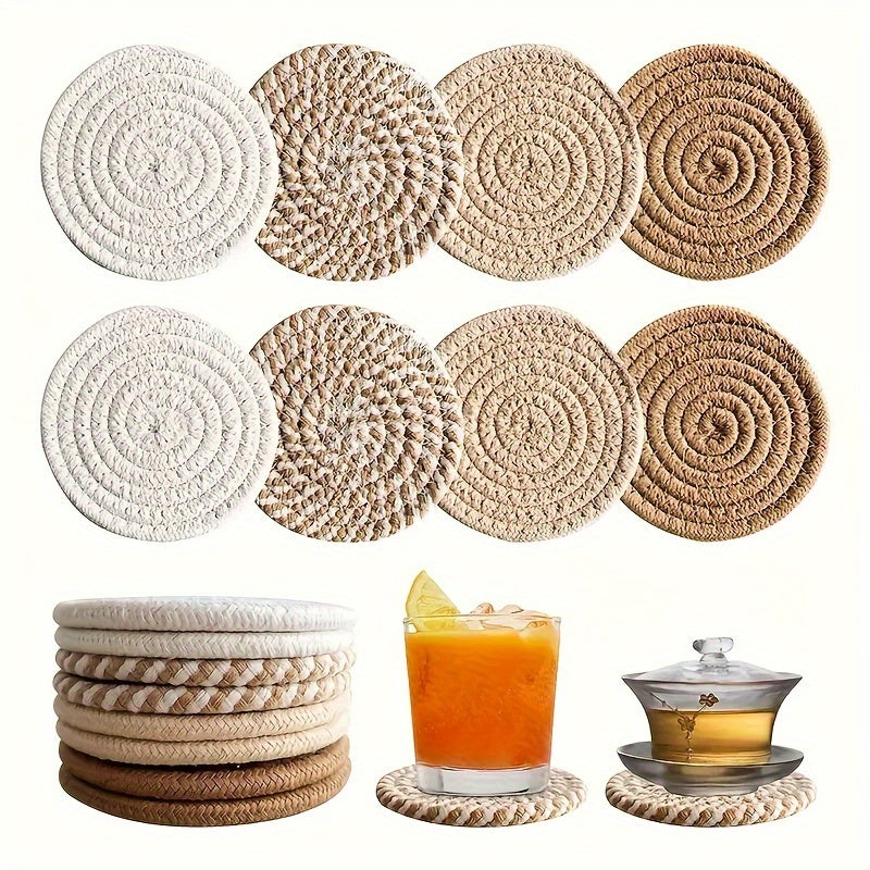 Komplett boho bordbrikke sett (8 deler) for innredning og hjemmedekorasjon. Perfekt borddekking.