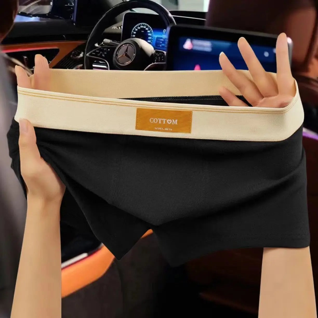 4-pakning Herre Katoen Boxershorts - Pustende og Komfortabel