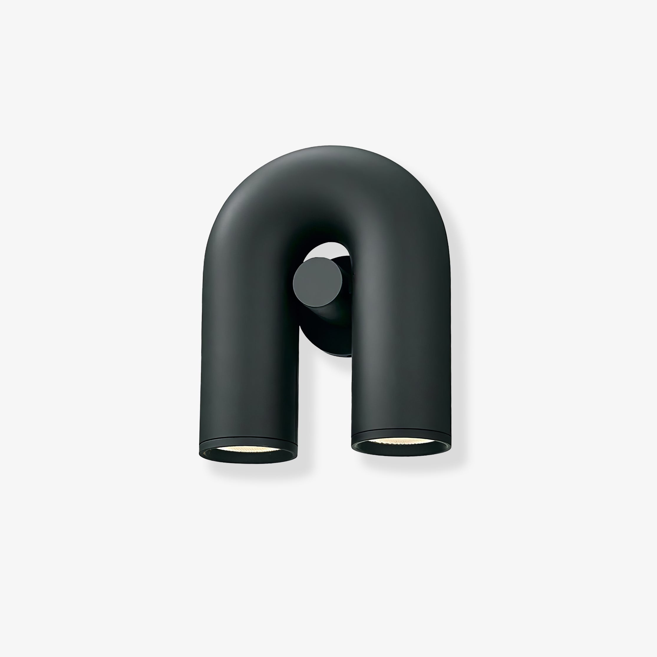 "Cirkus justerbar LED vegglampe med U-formet modul, elegant design for moderne innendørs belysning."