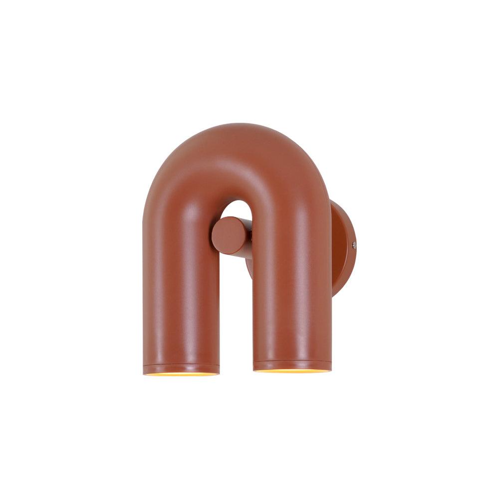"Cirkus justerbar LED vegglampe med U-formet modul, elegant design for moderne innendørs belysning."