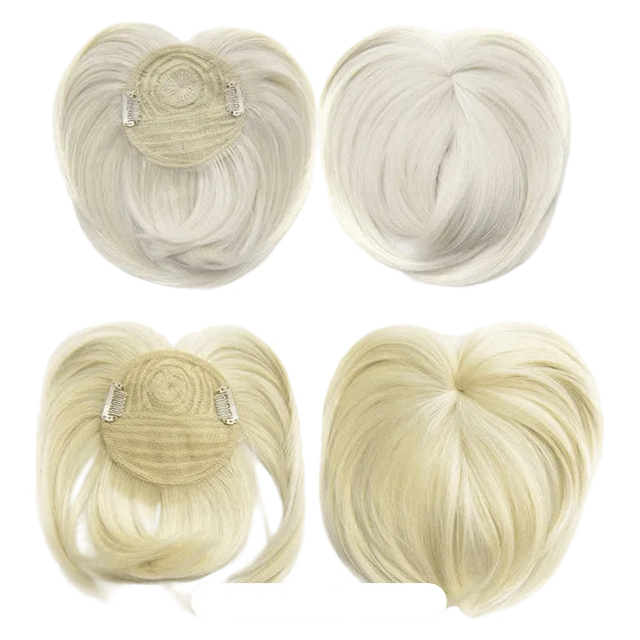 Clip-in hårforlengelser for kvinner med kort hår. Syntetisk for naturlig volum og rask styling.