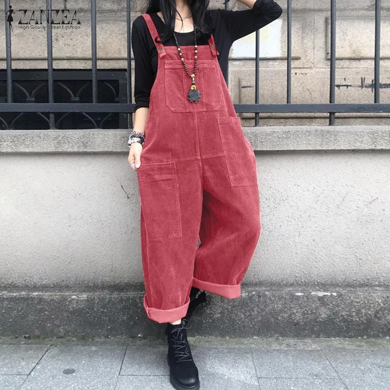 Trendy buksedress for kvinner med vide ben, ideell for helårsbruk, uformell og komfortabel mote.