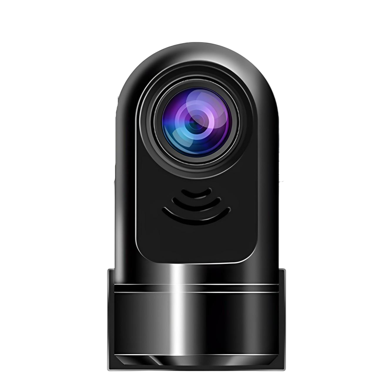Dashcam for bil med AI parkeringsovervåking og GPS, monterer på frontrute for sikkerhet.