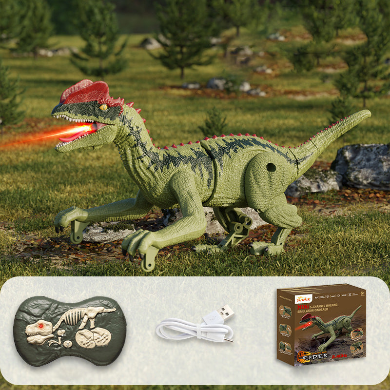 Cockatrice dinosaurleken med tydelige LED-lys i øynene, skaper en spennende lekeopplevelse.