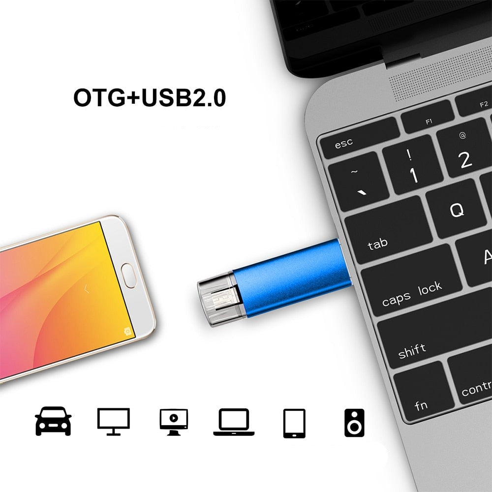 Enkel og robust USB 2.0 flash drive, et must-have datatilbehør for daglig lagring av data