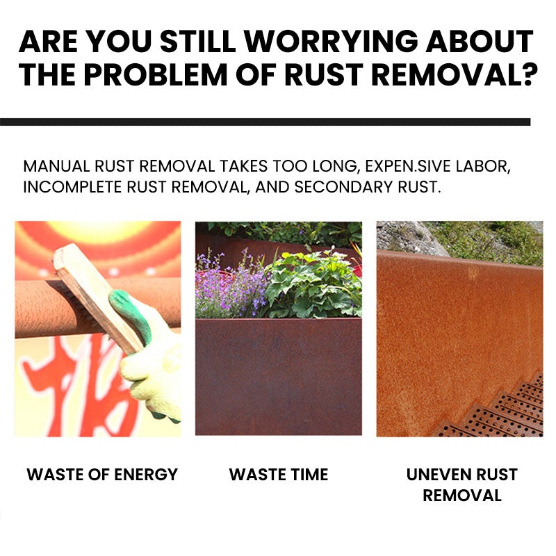 Effektiv antirust rustfjerner, innovativ rustomformer med svart polymerfinish for bilchassis, beskytter mot ny rust.