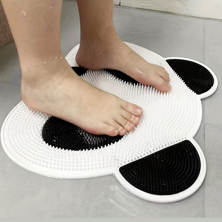 Hvit karmatte med massasjefunksjon, ekstra stor for spa-lignende komfort på baderommet.