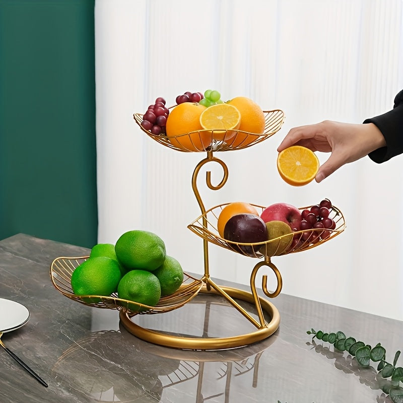 3-lags serveringsstativ for festlige anledninger. Perfekt til buffet, snacks, desserter og elegant borddekking.