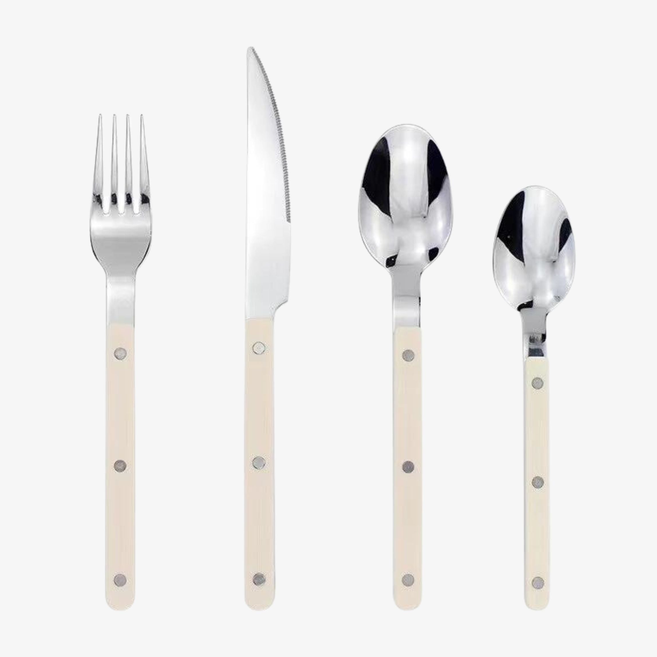 Miljøvennlig 24-dels bestikksett. Elegant design for 6 personer, holdbart kjøkkenutstyr.