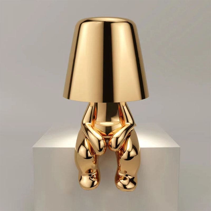 Unik designlampe for stuen. Mykt LED-lys gir koselig belysning og forbedrer moderne hjemmeinnredning.