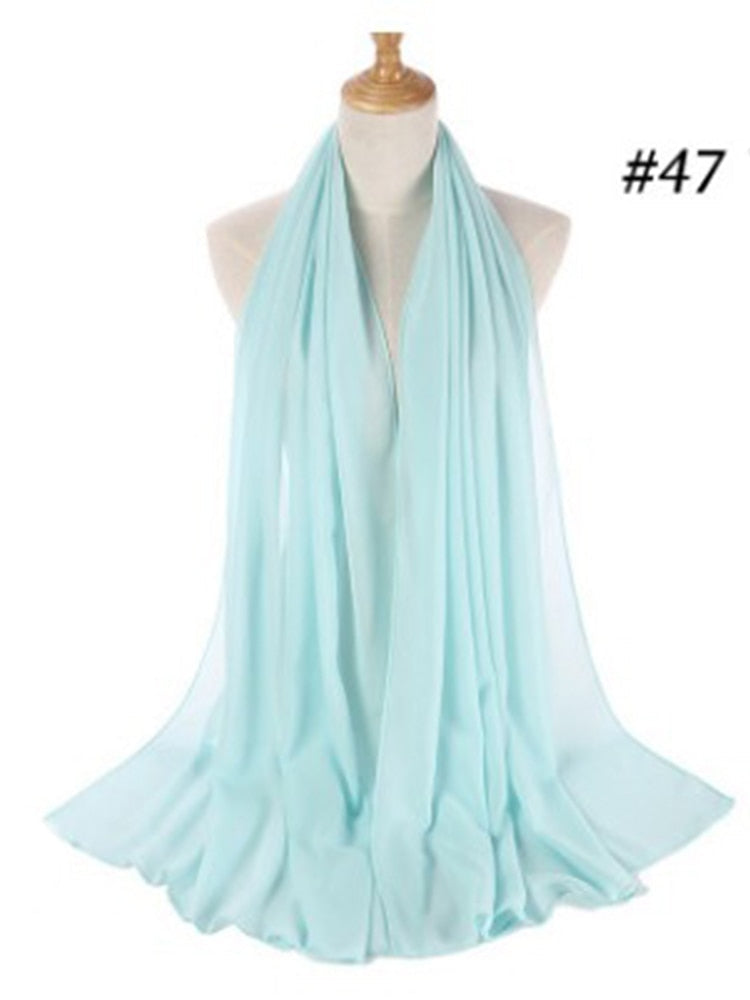 Elegant chiffon hijab, kombinerer tradisjon og moderne mote