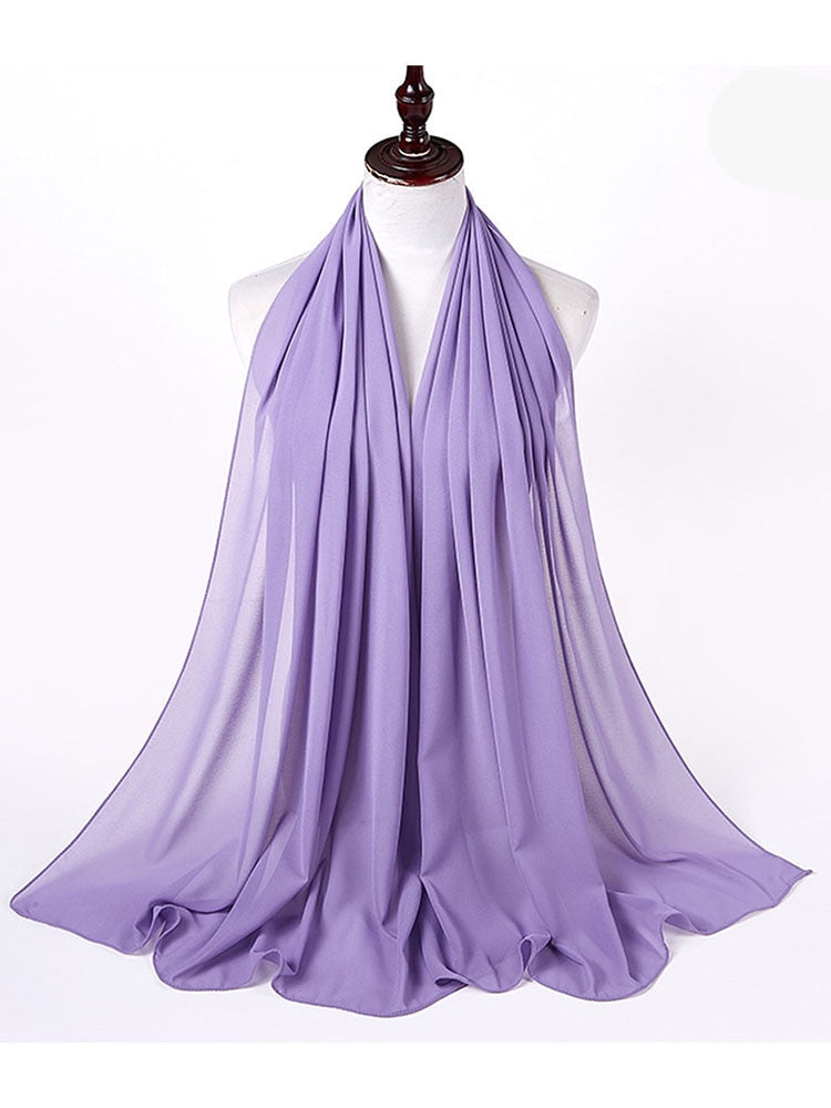 Moderne chiffon hijab, et statement-plagg
