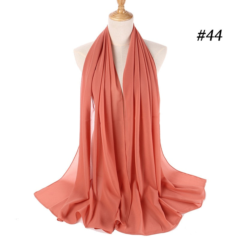 Elegant chiffon sjal, perfekt for å dekke skuldrene