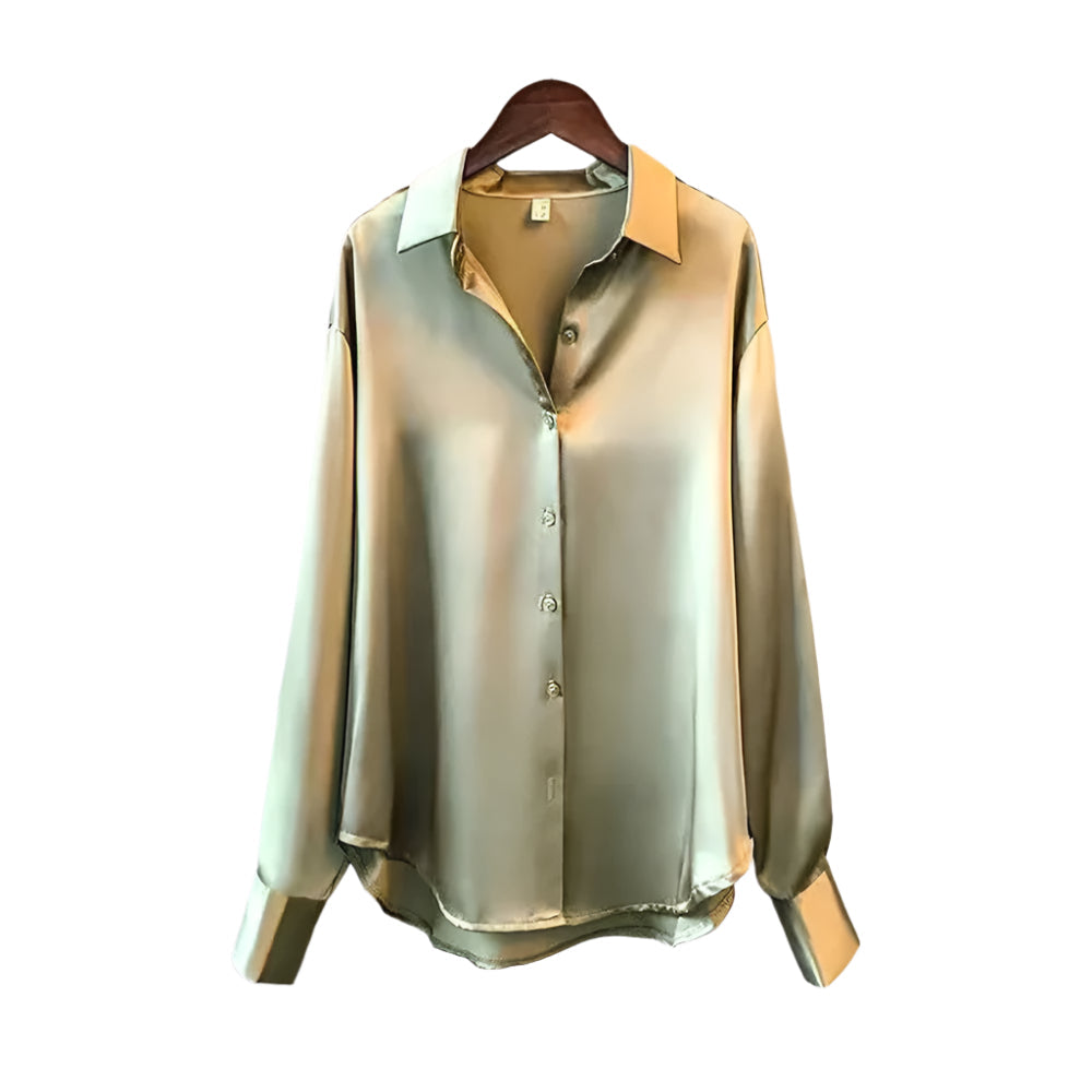 Elegant og komfortabel damebluse med klassisk reverskrage, et must-have i garderoben.