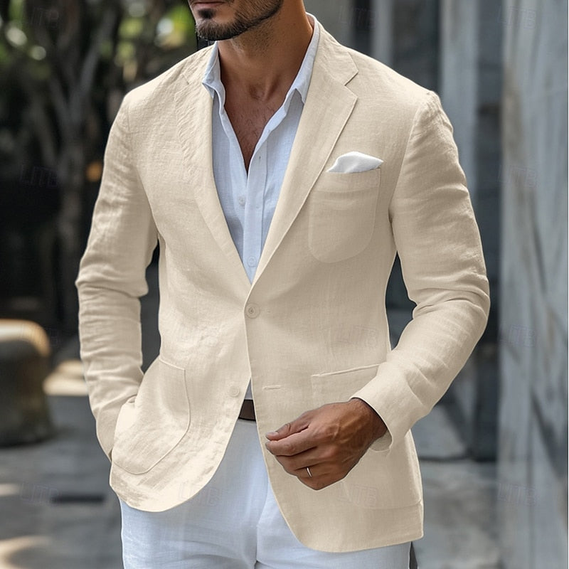 Moderne herreblazer, ideell for smart casual eller business casual antrekk. Komfortabel og allsidig.