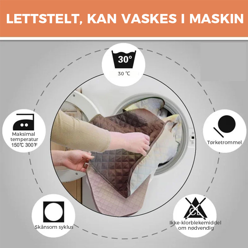 "Elegant hvitestoltrekk i lys grå polyester, gir myk komfort og stil, perfekt for enhver stue."