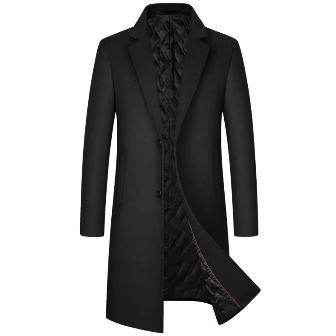 Elegant klassisk dame trenchcoat for høst og vinter. Stilfullt yttertøy perfekt for formelle anledninger.