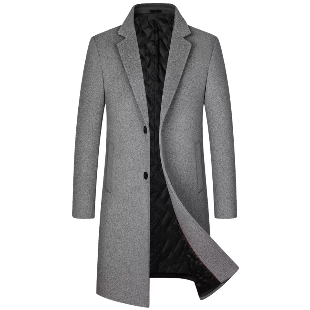 Tidløs elegant dame trenchcoat. Klassisk damejakke som passer perfekt til formell og polert kontorstil.