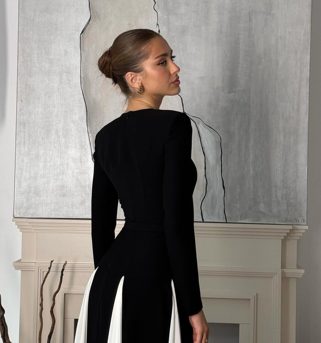 Lang, elegant maxikjole for kvinner. Allsidig stil, ideell som sommerkjole, festkjole eller til hverdags.