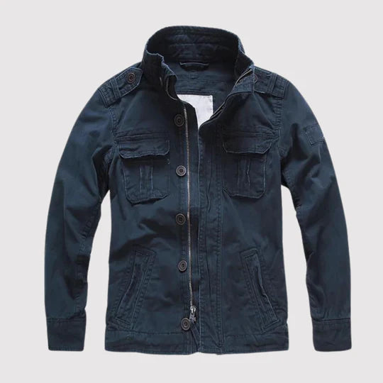 "Elegante jakker med glidelås, langermet, flere lommer, sett forfra, gråfarge, uformell stil."