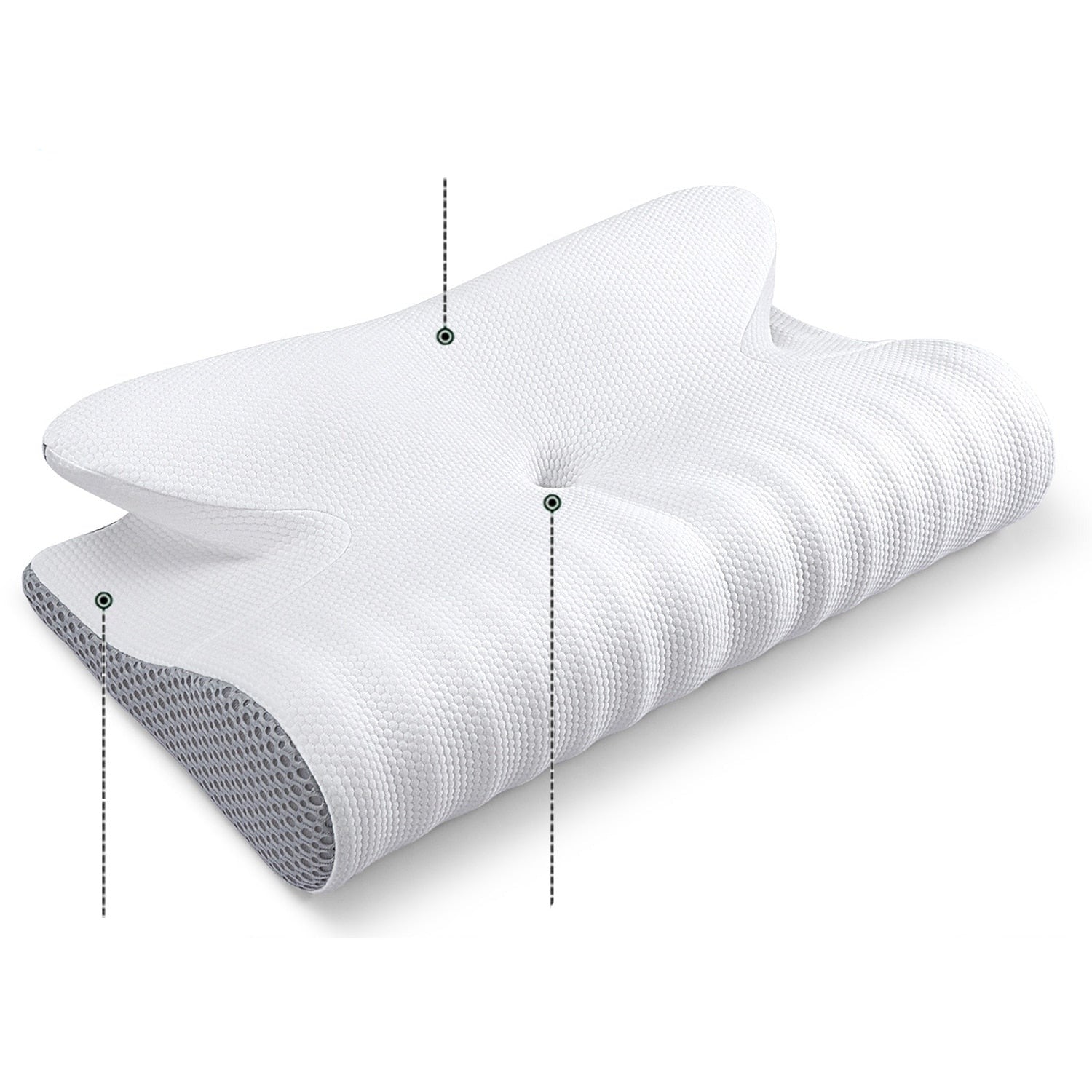 Reduser snorking med vår ergonomiske memory foam nakkepute. Forbedrer søvnkvalitet og komfort.