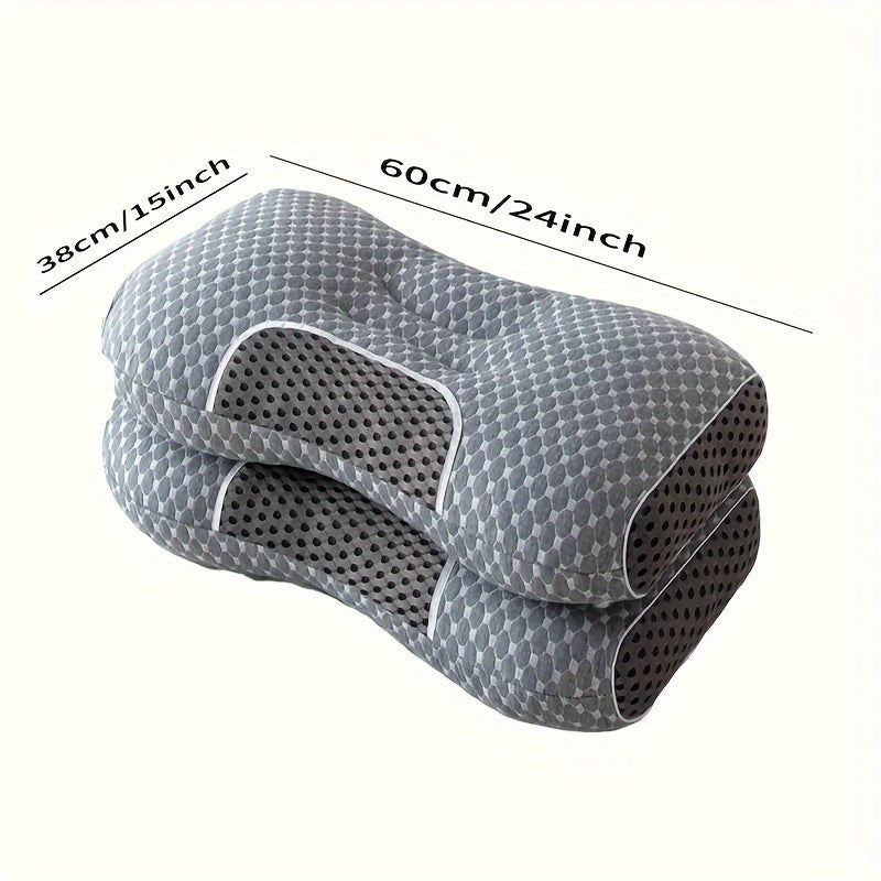 Sovepute med ergonomisk design, gir riktig holdning og forhindrer nakke- og skuldersmerter.