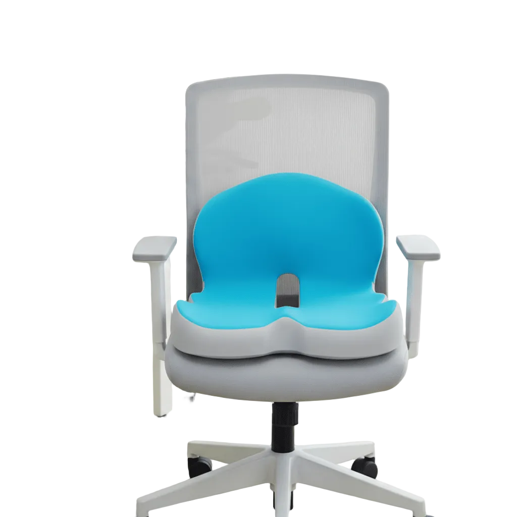 Memory foam sittepute til kontorstol, gir ergonomisk sittestilling og avlastning hele arbeidsdagen.