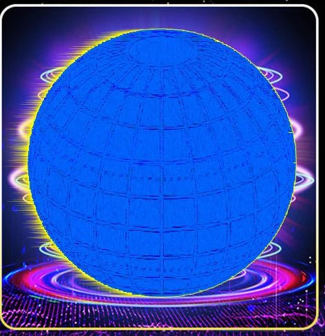 Flygende leketøy: Gyroskop med LED-lys i aksjon, demonstrerer sin 360° bevegelsesevne.