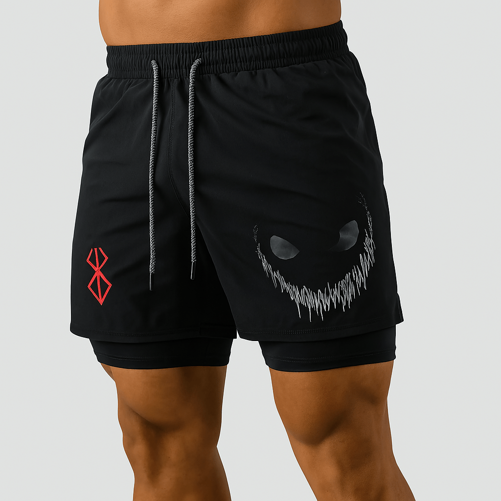 Funksjonelle treningsshorts i DRY TECH, elastisk passform, med skjult lomme, tilgjengelig i flere farger og størrelser.