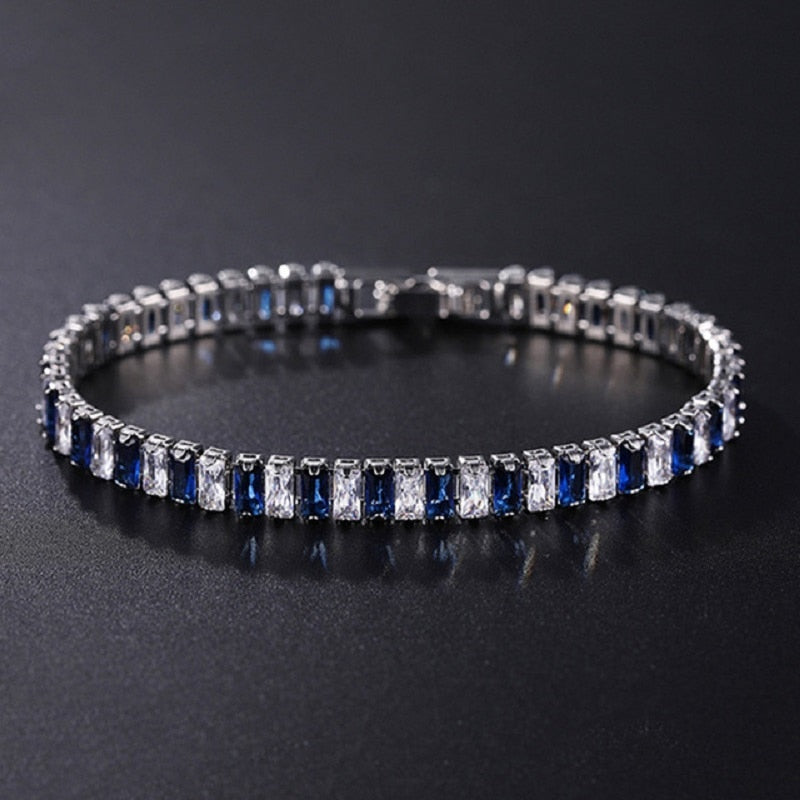 Elegant smykke: Kvinner cubic zirconia armbånd, perfekt for fest