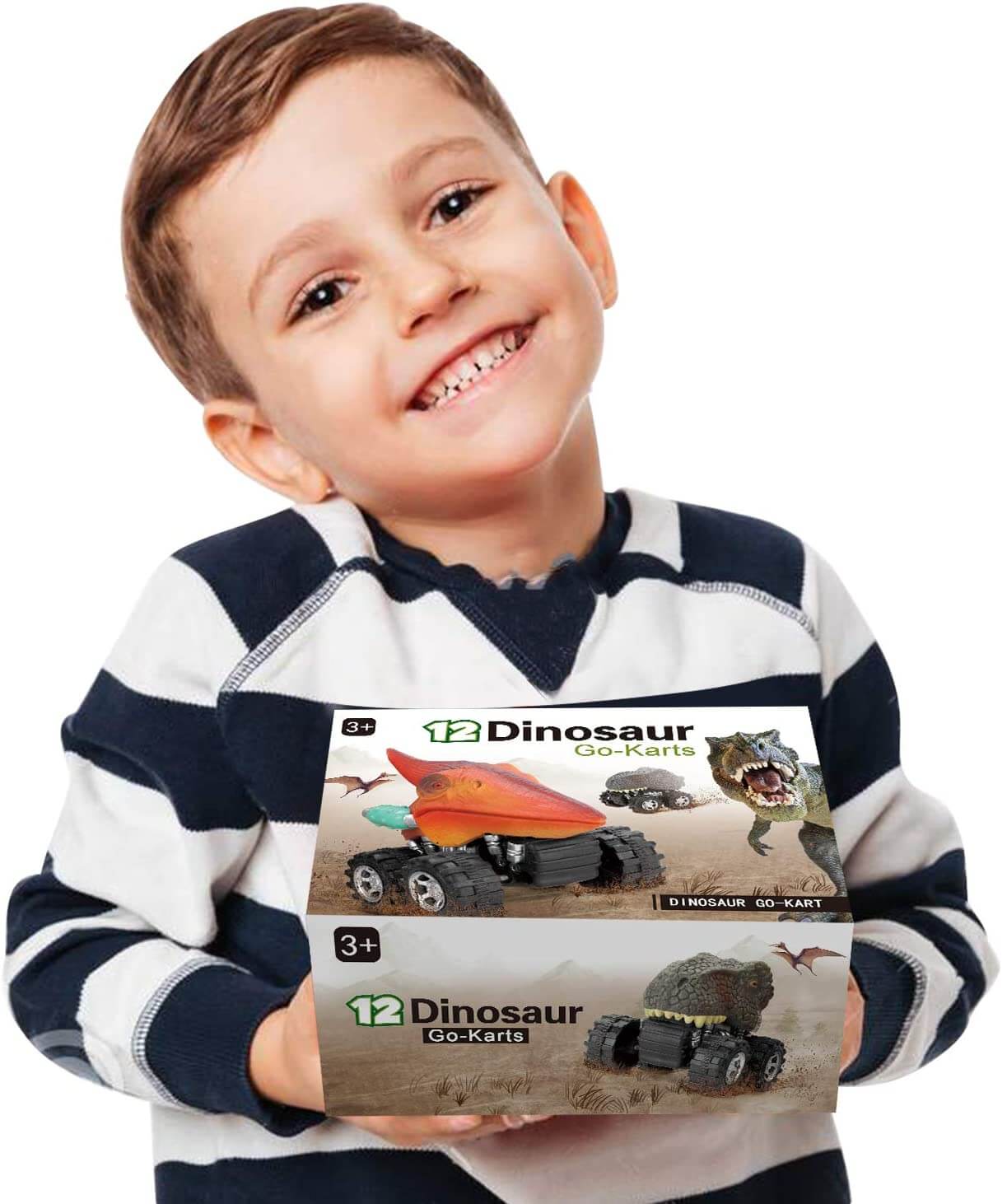 Slitesterke dinosaur-minibiler, perfekt størrelse for små hender