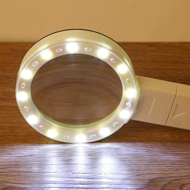 Allsidig forstørrelse 30x LED-lupe, et essensielt hobbyverktøy for nærarbeid