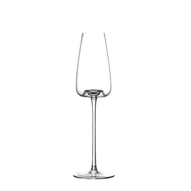 Glitrende krystall champagneglass, håndlaget, perfekt for spesielle anledninger.
