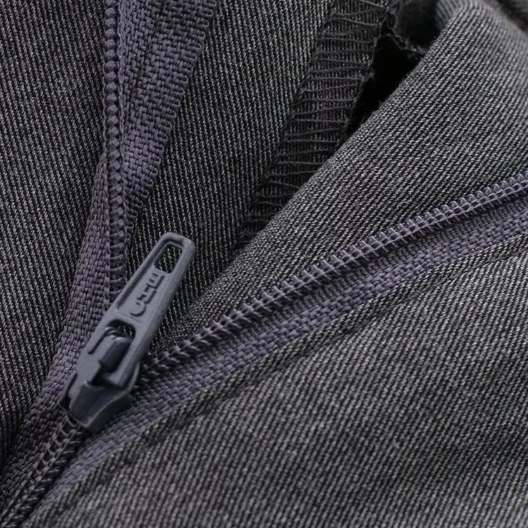Avslappede kvinner baggy bukser med høy midje, perfekt for kontor og fritid.