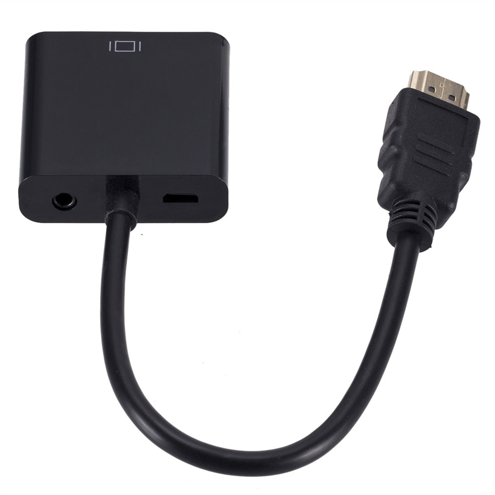 Høykvalitets HDMI til VGA-omformer for klar video på analoge skjermer