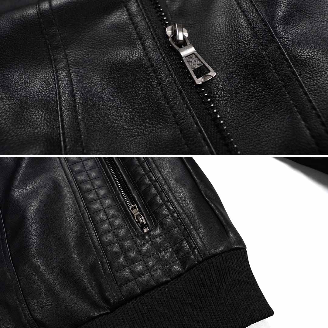 Trendy heklet vårjakke for menn med smarte multilommer, en tidløs retrojakke for overgangssesongene.