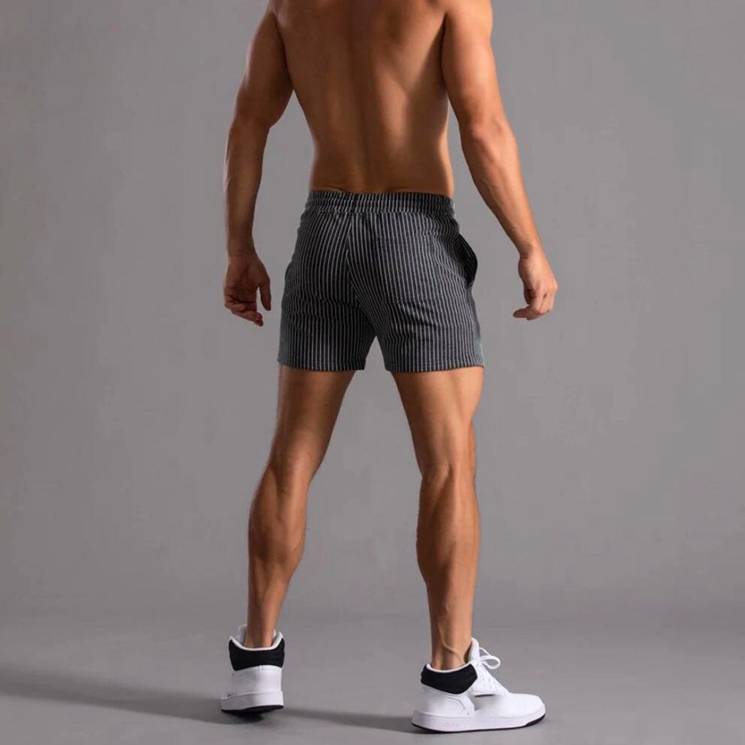 Stilfull athleisure shorts for herre, med elastisk midje og snøring for optimal komfort.