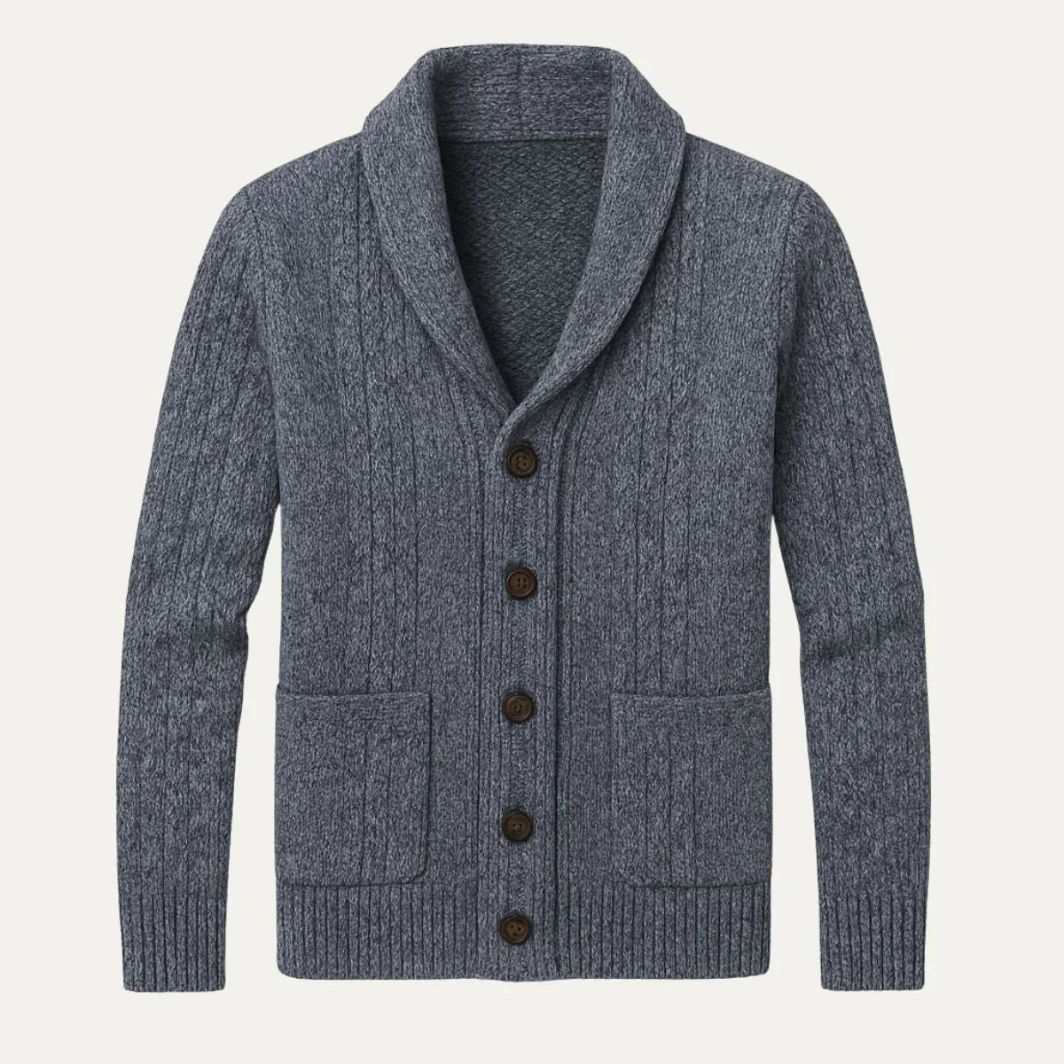 Myk og komfortabel herre genser cardigan, perfekt for fritidsklær og avslappede dager.