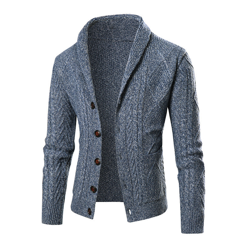Allsidig herre cardigan genser. En komfortabel overdel for fritid eller en lagdelt stil.