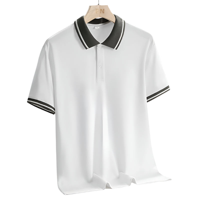 Herre golfpolo for optimal komfort og sporty design. Pustende golfklær, perfekt for bane og fritid.
