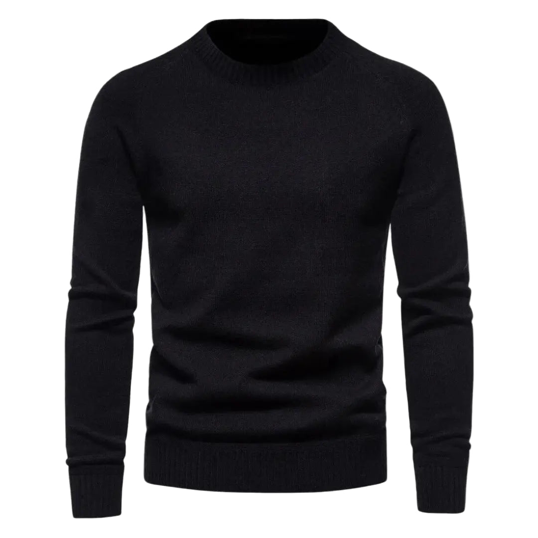 Herre minimalistisk trøye i komfortabelt stoff. Enkel, allsidig stil for hverdag og fritid.