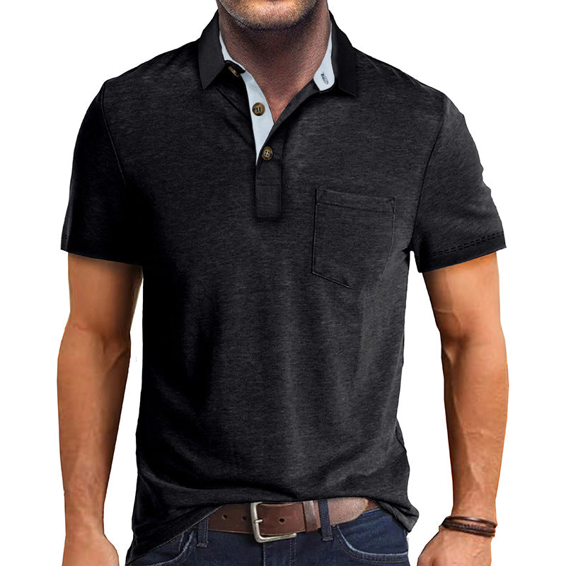 Herre poloshirt i klassisk design, perfekt for hverdag og fritid.