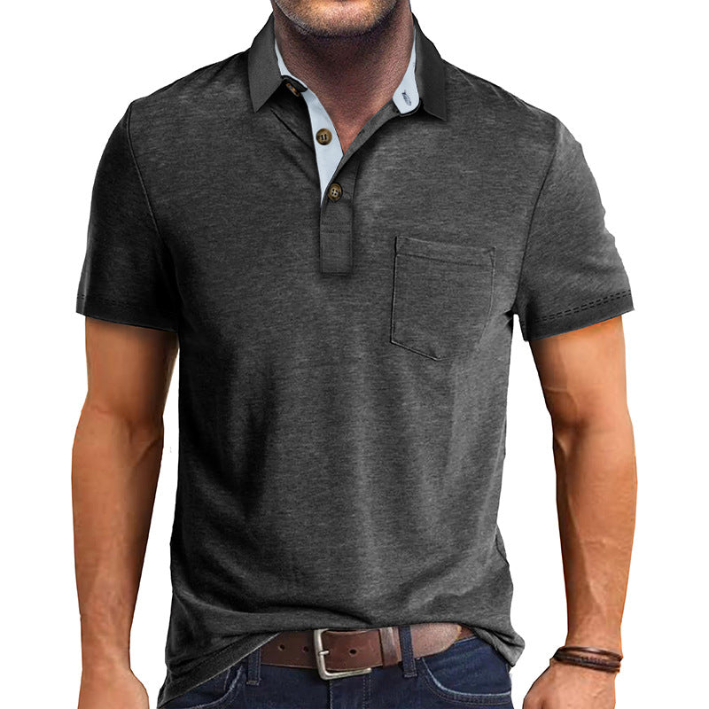 Velkledd herre poloshirt med tidløst design, perfekt for fritid og jobb.