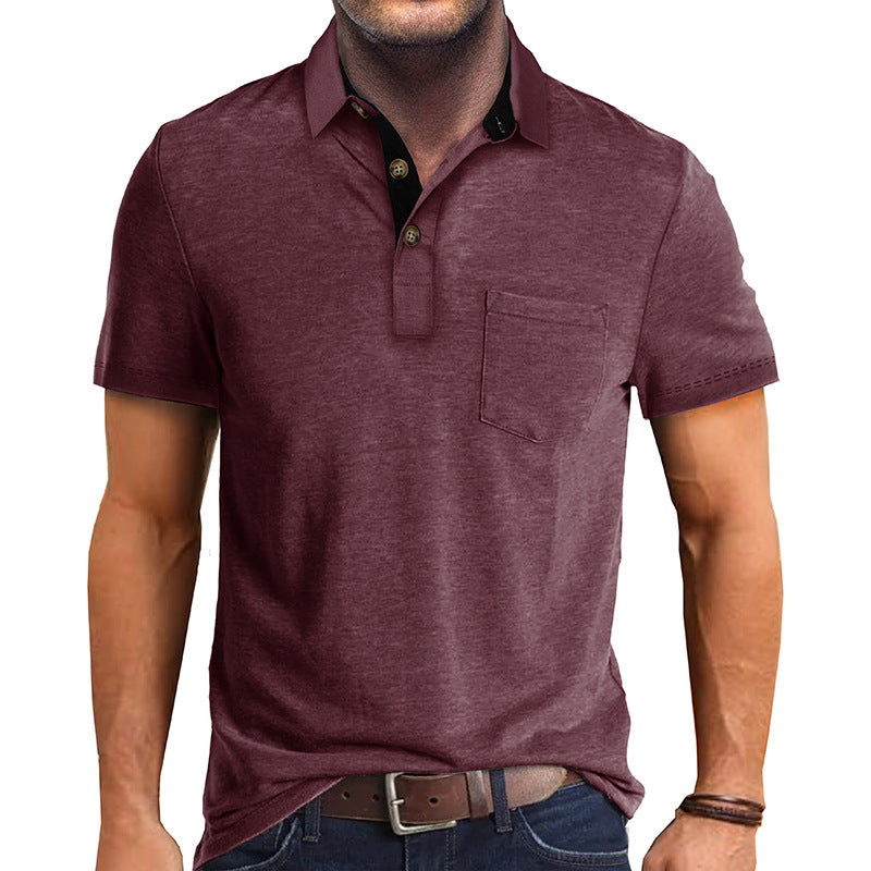 Herre poloshirt for golfbanen eller hverdagsbruk, komfort og stil.
