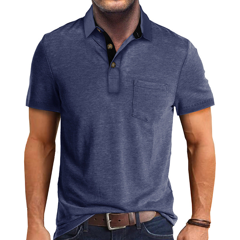 Herre poloshirt for aktiv fritid eller avslappede kontordager.