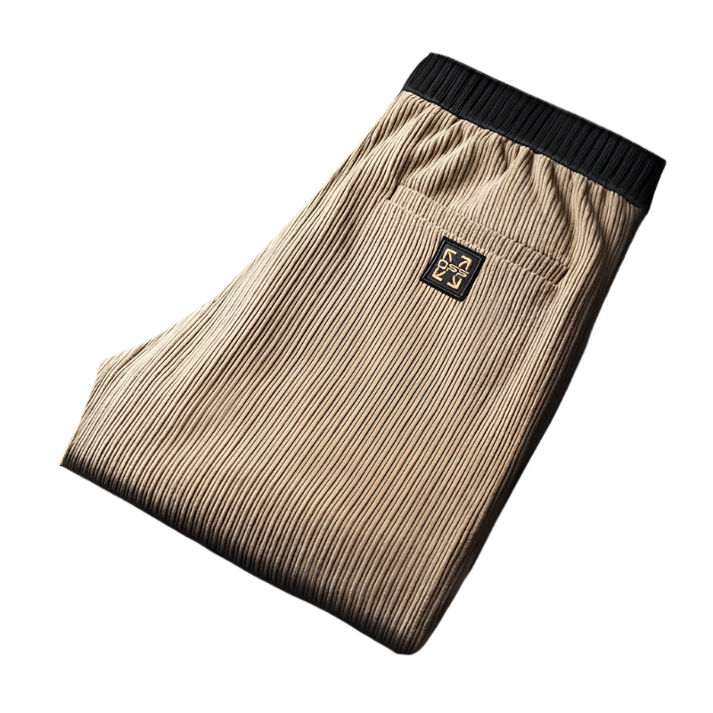 Herre sweatpants med sømløs midje for optimal komfort; perfekte joggebukser for fritid.